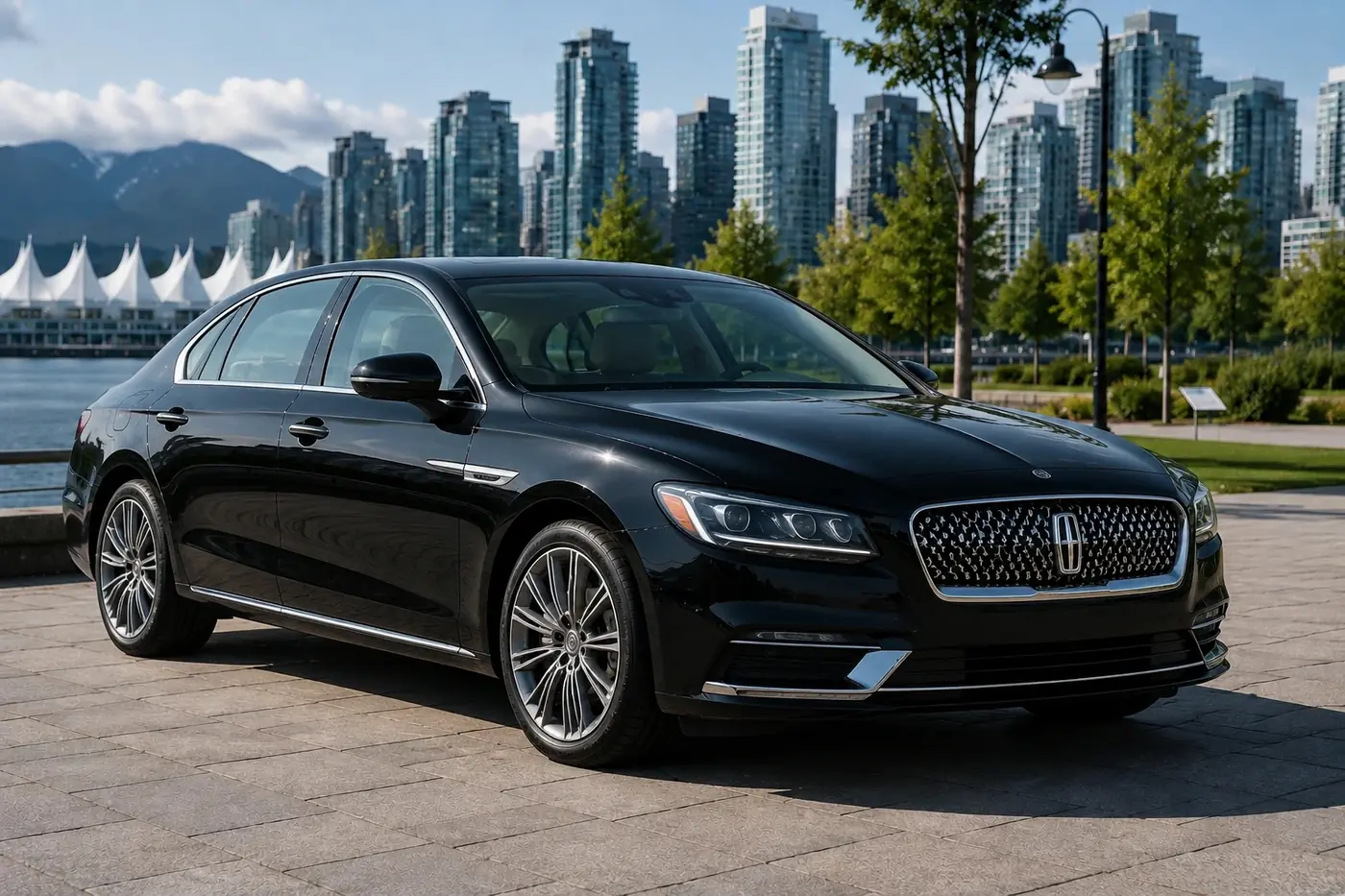 Executive black sedan for Vancouver black car service